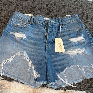 Denim Distressed Women's Shorts